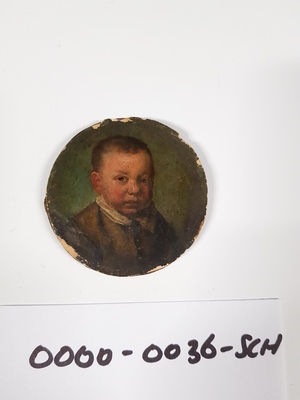 0000-0036-SCH a.jpg; 0000-0036-SCH; Miniatuurportret jongenskopje.; portretten